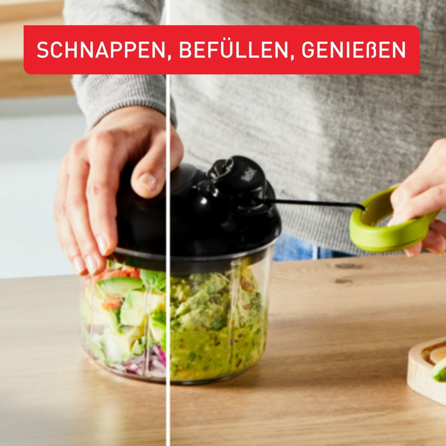 Tefal 5-Sekunden-Zerkleinerer 900 Ml K13204 | Manuelle Zerkleinerer